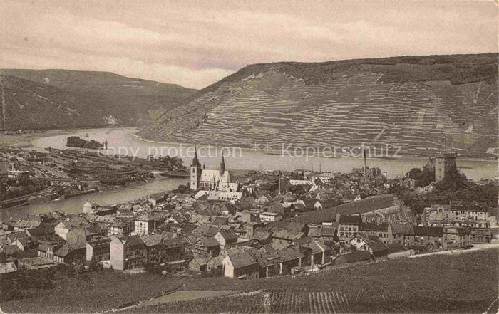 Bingen Rhein Rheinland-Pfalz Panorama