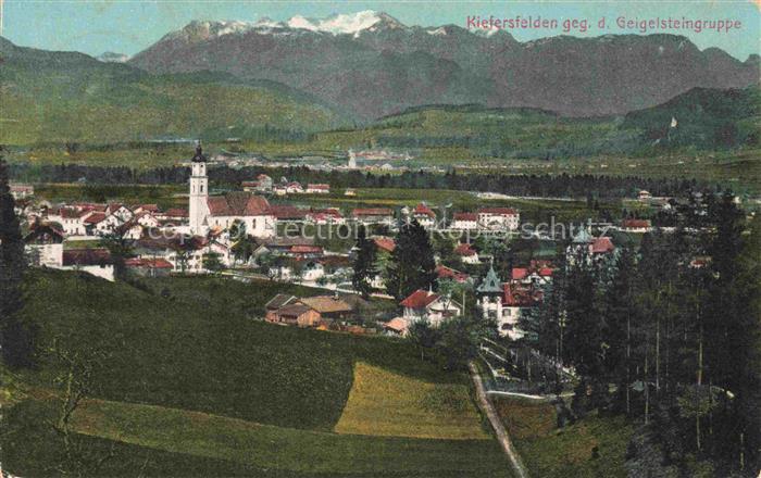 Kiefersfelden Rosenheim Bayern mit Geigelsteingruppe