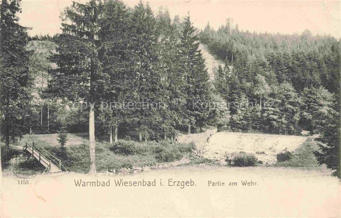 Wiesenbad Thermalbad Sachsen Partie am Wehr