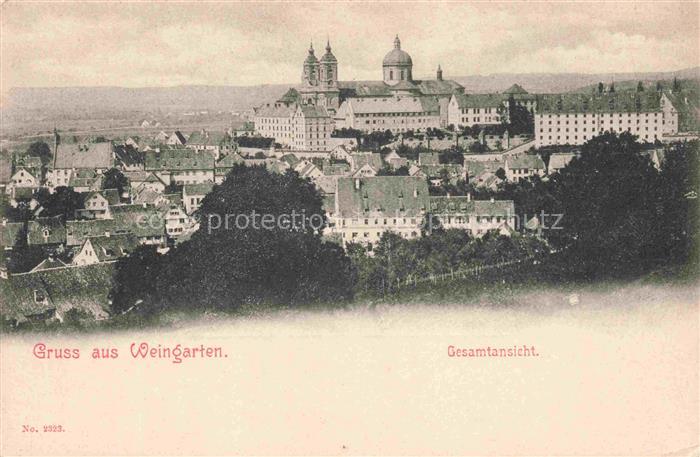 Weingarten  Wuerttemberg BW Panorama
