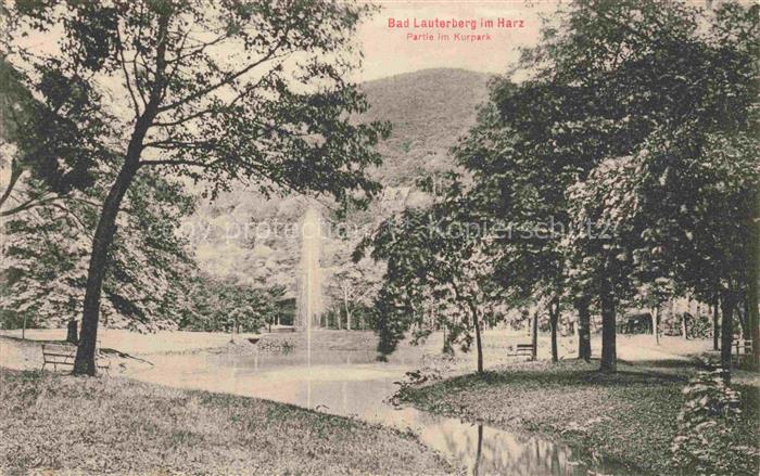 Bad Lauterberg Harz Partie im Kurpark
