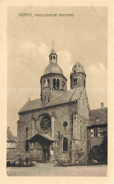 WORMS Rhein Pauluskirche