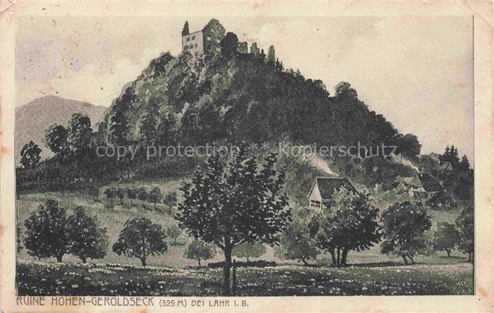 LAHR Baden Ruine Hohen-Geroldseck