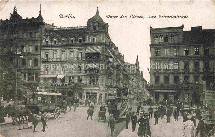 BERLIN  CITY Unter den Linden Feldpost