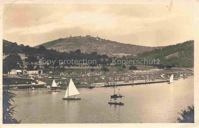 Neckargemuend Strandbad Neckarpartie