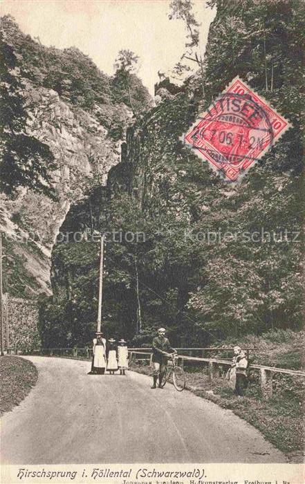 TITISEE Schwarzwald BW Hirschsprung im Hoellental
