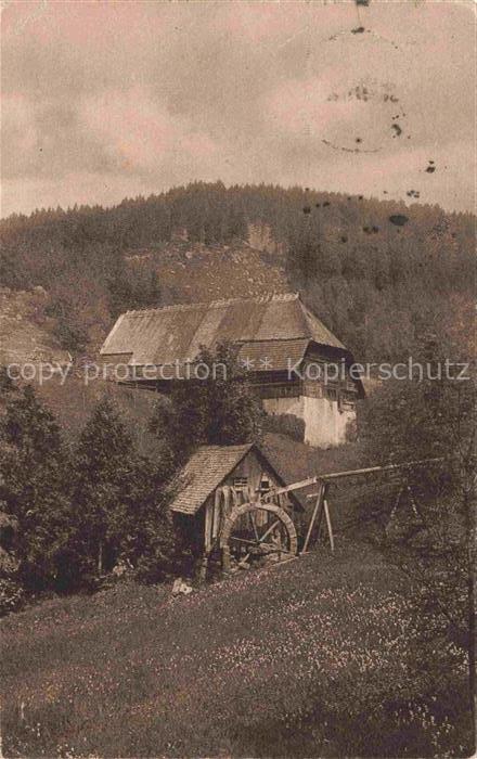 Niedergiess Hornberg Schwarzwald Muehle im Schwarzwald