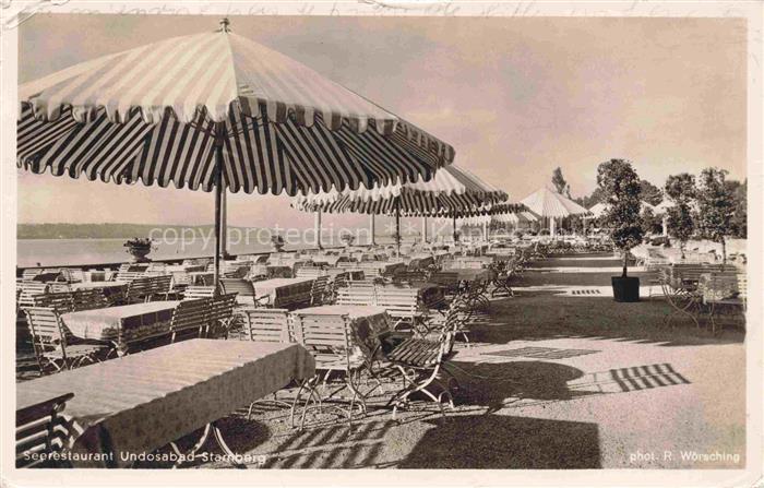 Starnberg Starnbergersee Seerestaurant Undosabad