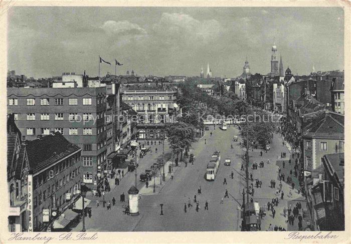 St Pauli Hamburg Reeperbahn