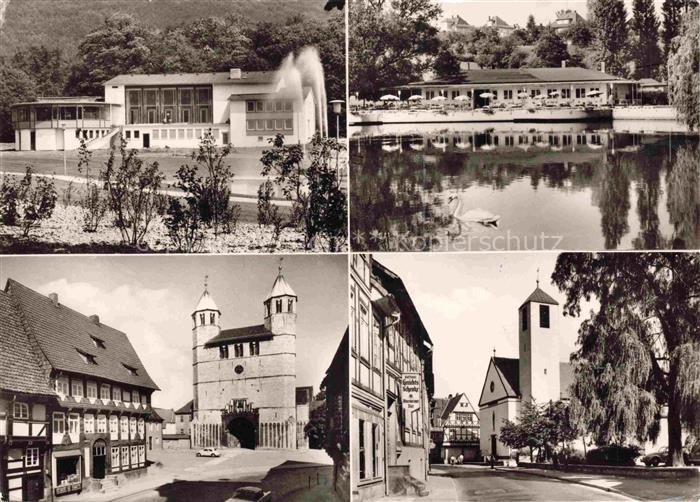 Bad Gandersheim Kurhaus Seeterrassen Stiftskirche Kath Kirche