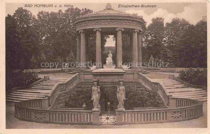 BAD HOMBURG von der Hoehe Hessen Elisabethen Brunnen