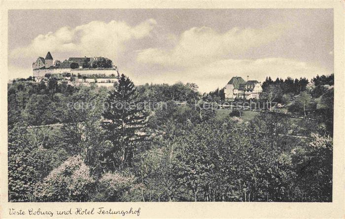Veste Coburg Bayern und Hotel Festungshof