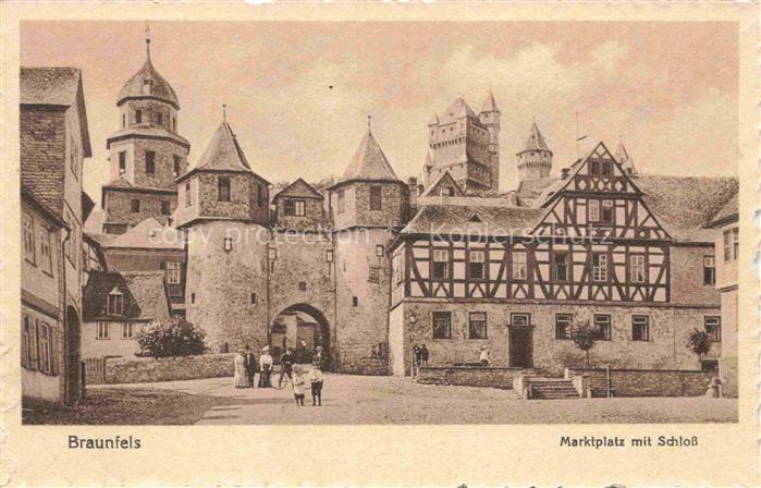 Braunfels Marktplatz mit Schloss