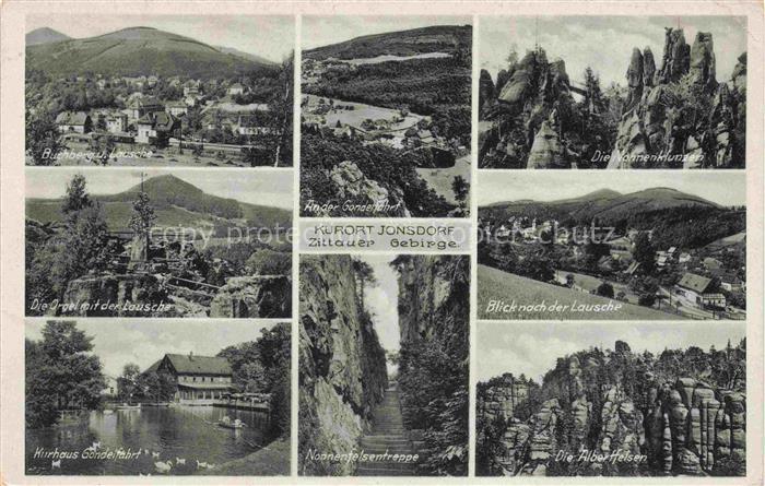 Jonsdorf Saechsische Schweiz Buchberg mit Lausche Die Orgel Kurhaus Gondelfahrt