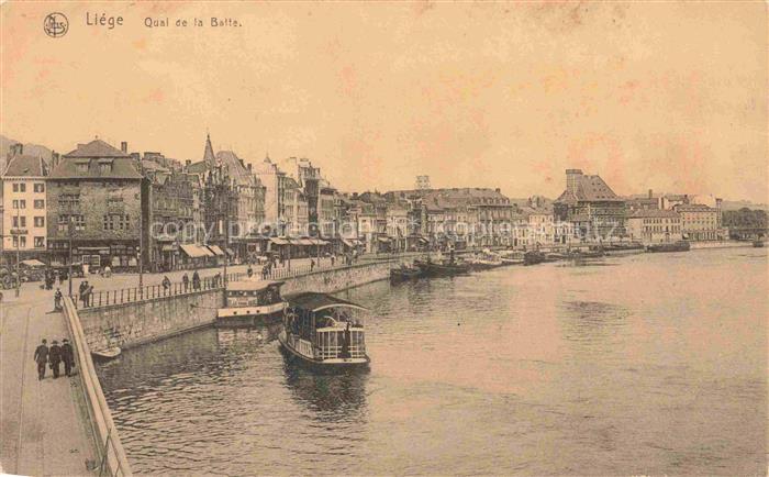 LIEGE  Luettich Luik Belgie Quai se la Batte