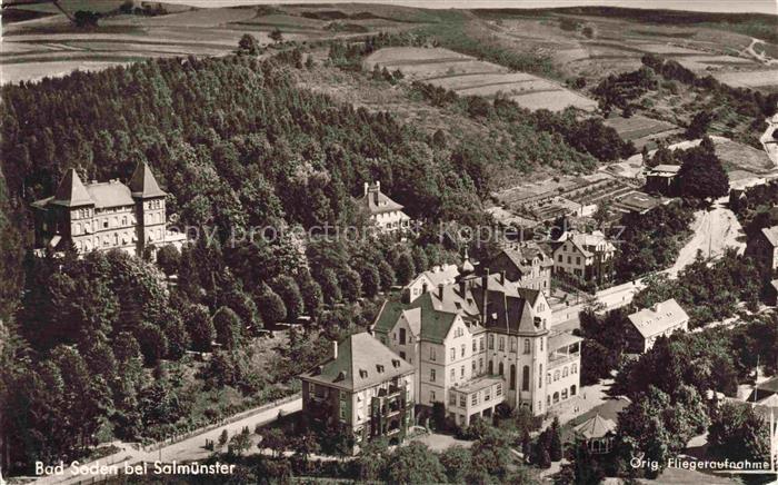 Bad Soden-Salmuenster Hessen Fliegeraufnahme