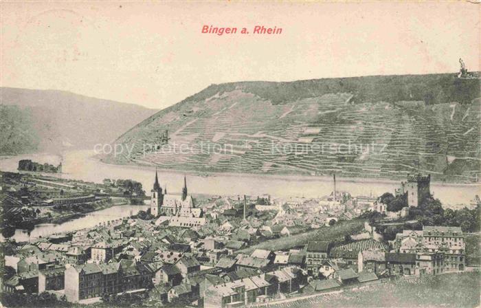 Bingen Rhein Rheinland-Pfalz Panorama