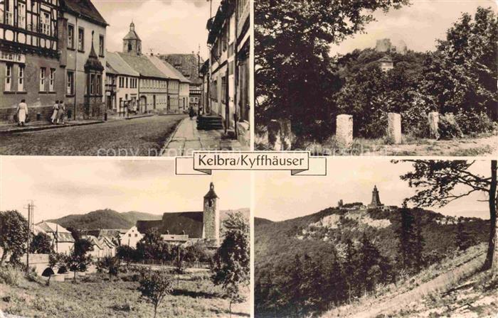 Kelbra Kyffhaeuser Dorfstrasse Kirche Denkmal Park