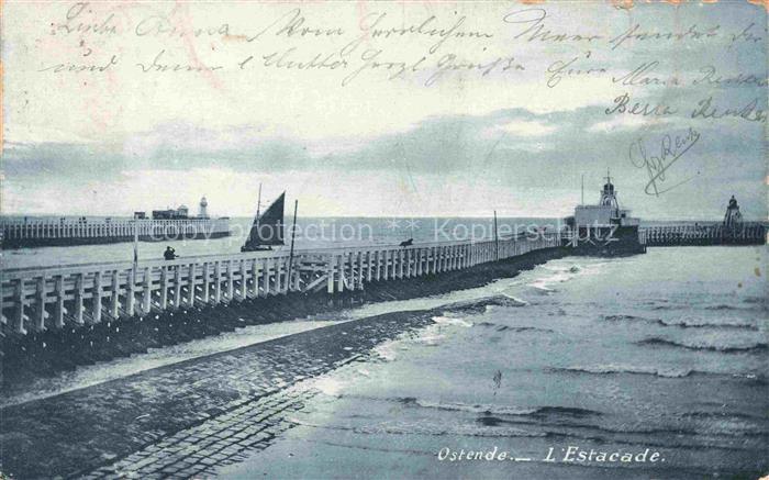 OSTENDE Oostende West-Vlaanderen Belgie Estacade