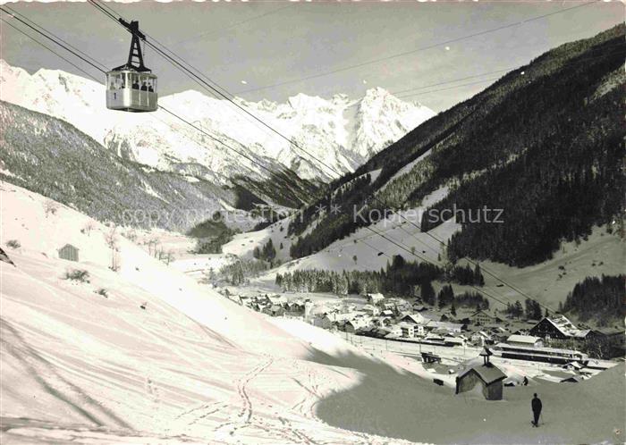 St Anton Arlberg Tirol AT Panorama Luftseilbahn