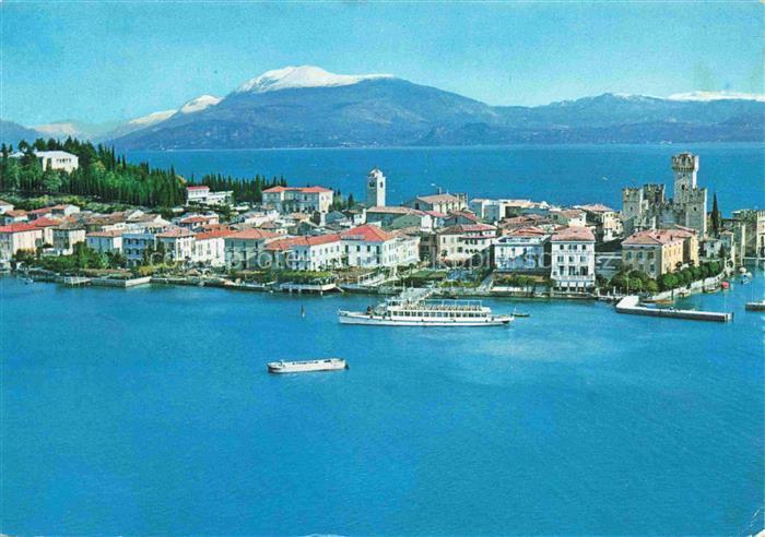 SIRMIONE Lago di Garda IT Fliegeraufnahme