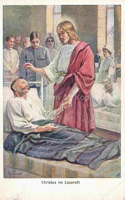 Jesus Christus Christentum Christus im Lazarett Rotes Kreuz