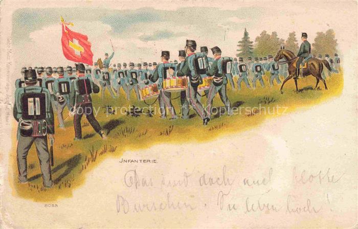 Militaria Schweiz Jnfanterie