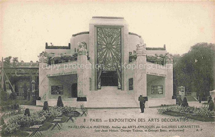 Exposition Arts Decoratifs Paris 1925 Pavillon La Maitrise