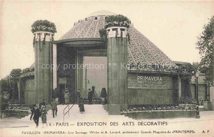 Exposition Arts Decoratifs Paris 1925 Pavillon Primavera