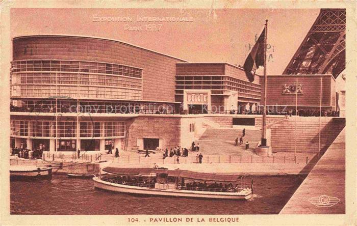 Exposition Internationale Paris 1937 Pavillon de la Belgique