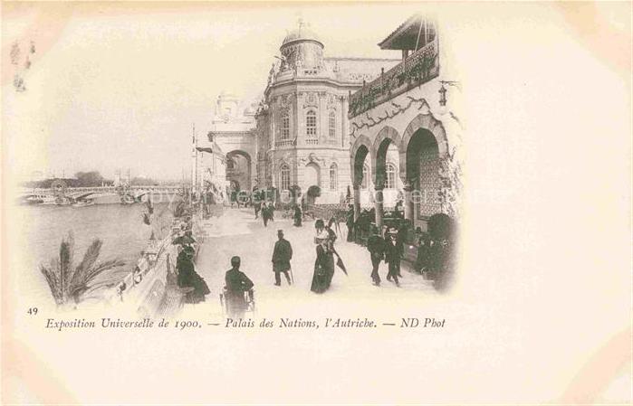 Exposition Universelle Paris 1900 Palais des Nations Autriche