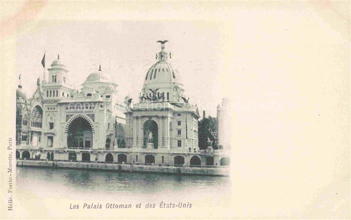 Exposition Universelle Paris 1900 Les Palais Ottoman Etats Unis