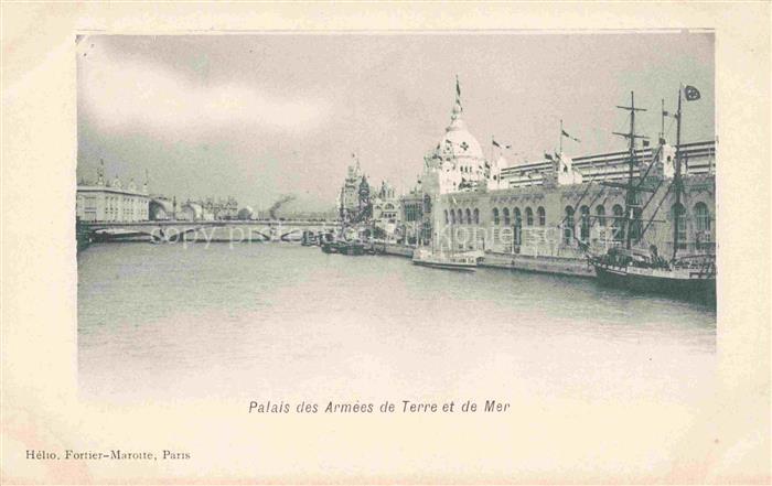 Exposition Universelle Paris 1900 Palais Armees Terre et de Mer