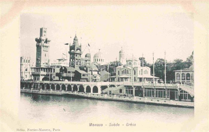 Exposition Universelle Paris 1900 Monaco Suede Grece