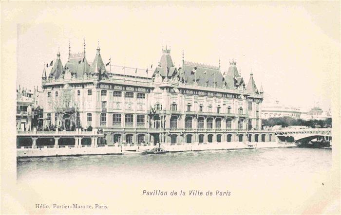 Exposition Universelle Paris 1900 Pavillon de la Ville de Paris