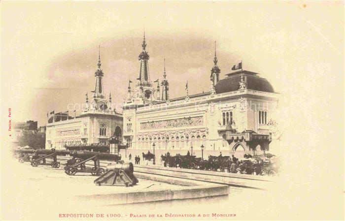 Exposition Universelle Paris 1900 Palast Decoration Mobilien