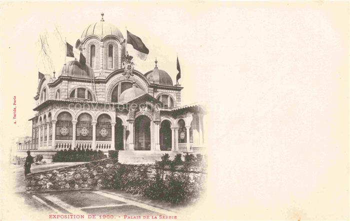 Exposition Universelle Paris 1900 Palais Serbie