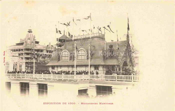 Exposition Universelle Paris 1900 Messageries Martimes