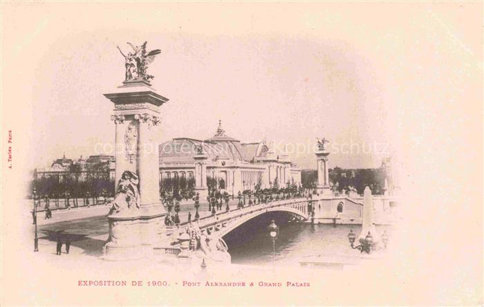 Exposition Universelle Paris 1900 Pont Alexandre Grand Palais