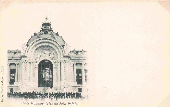 Exposition Universelle Paris 1900 Porte Monumentales Petit Palais
