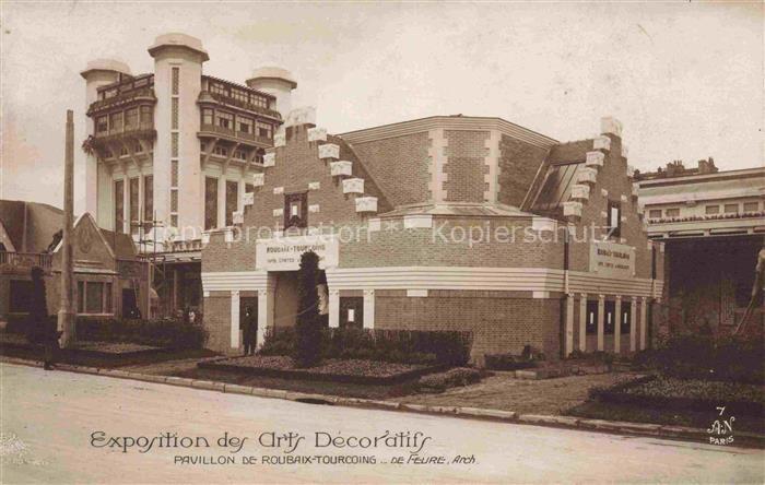 Exposition Arts Decoratifs Paris 1925 Pavillon Roubaix Tourcoing A.N. Paris Nr.