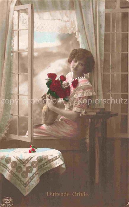 Foto Amag Nr. 1380/1 Duftende Gruesse Rosen Faru