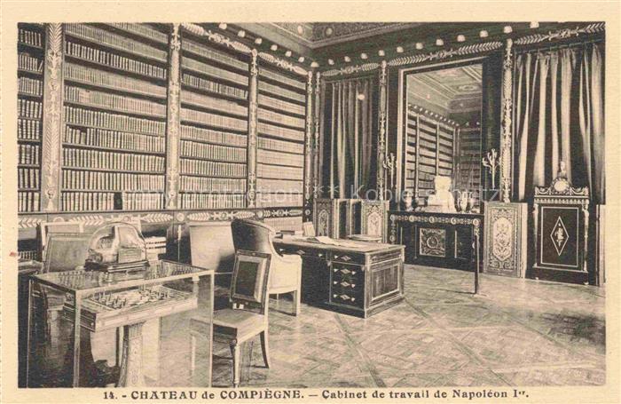 Bibliothek Library Chateau de Compiegne Napoleon 1