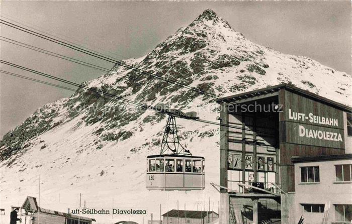 Seilbahn Cable-Car Telepherique Diavolezza