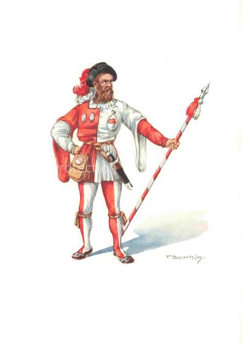 BOSCOVITS Fritz (1871-1965) Kuenstlerkarte Schweiz Standeslaeufer Solothurn Kost