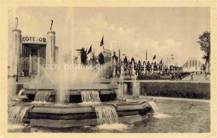 Exposition Bruxelles 1935 Brunnen