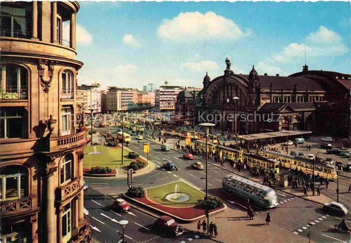 STRAssENBAHN Tramway-- Frankfurt am Main Hauptbahnhof