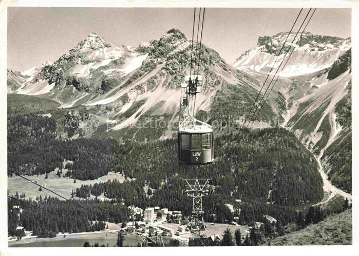 Seilbahn Cable-Car Telepherique Arosa Weisshorn