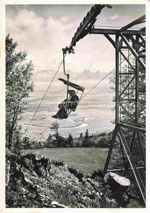 Sessellift Chairlift Telesiege Bergbahn Weissenstein Aaretal Alpen