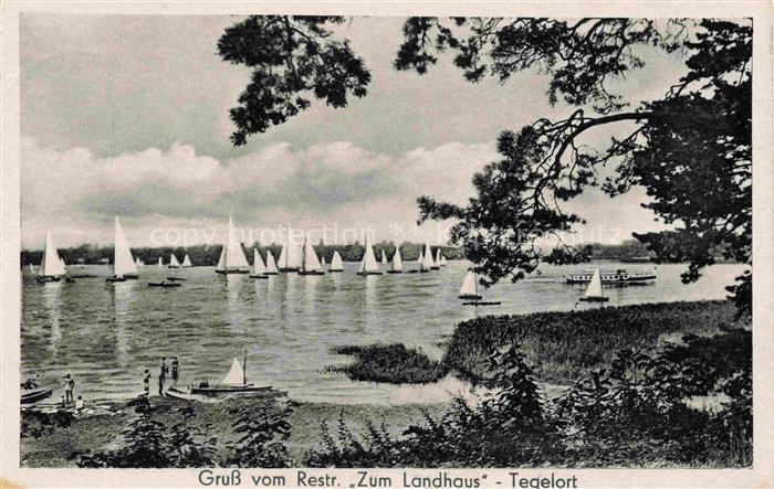 Tegelort Konradshoehe REINICKENDORF BERLIN Regatta Tegeler See